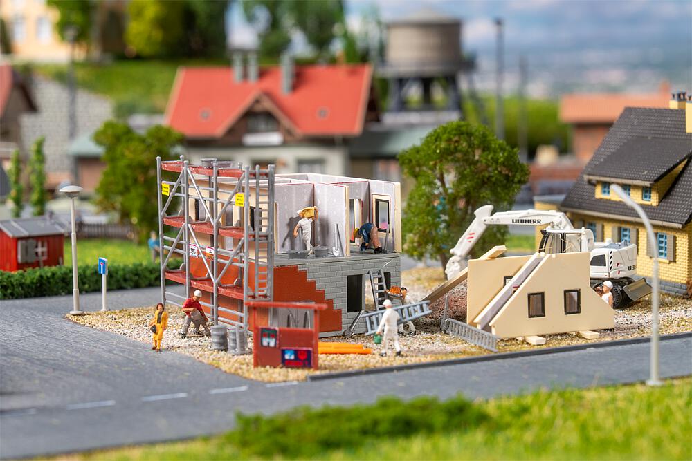 232149 Fertighaus im Bau