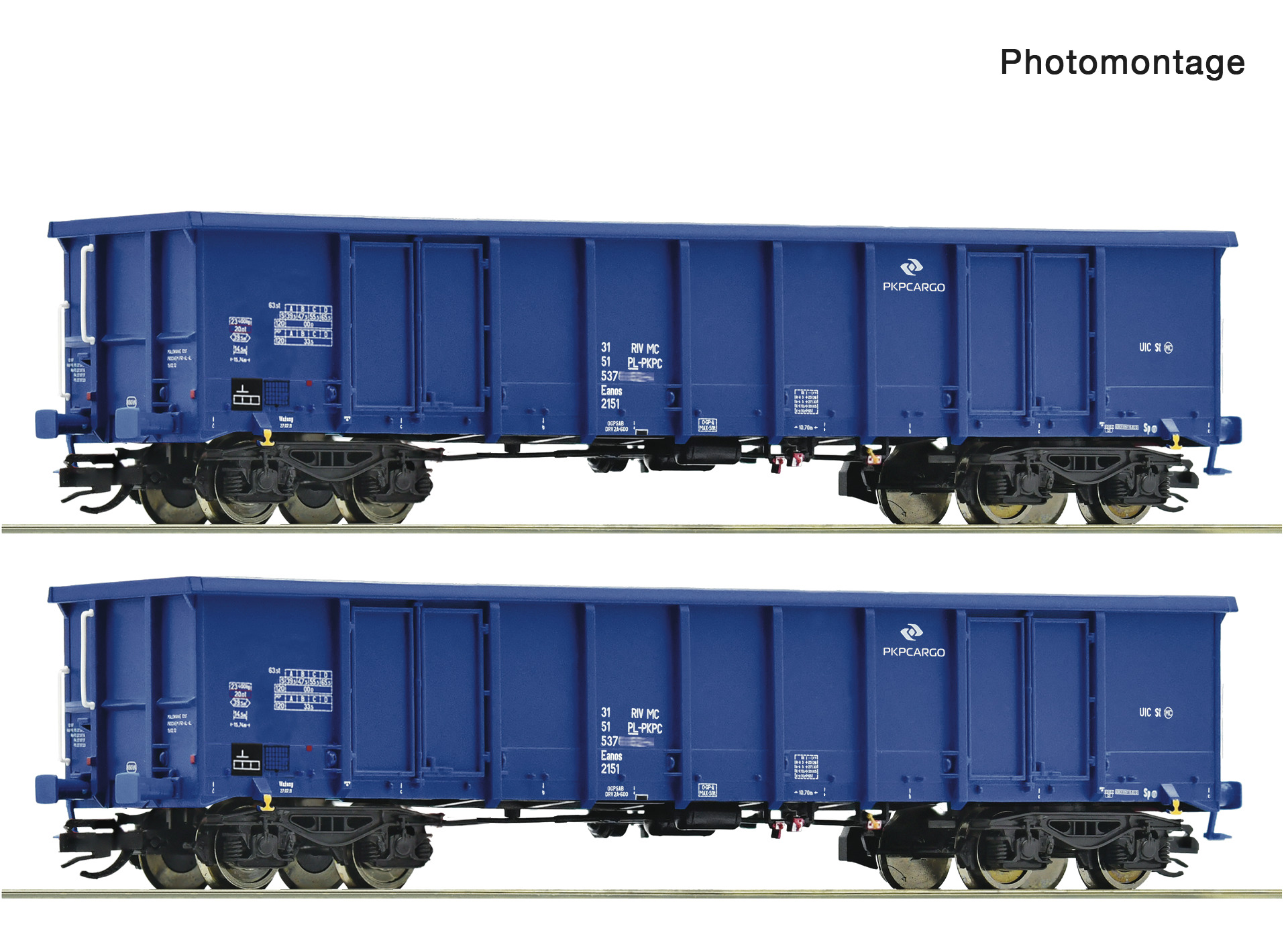6680033 PKP Cargo off. Güterwg. Set 2tlg. Ep.6