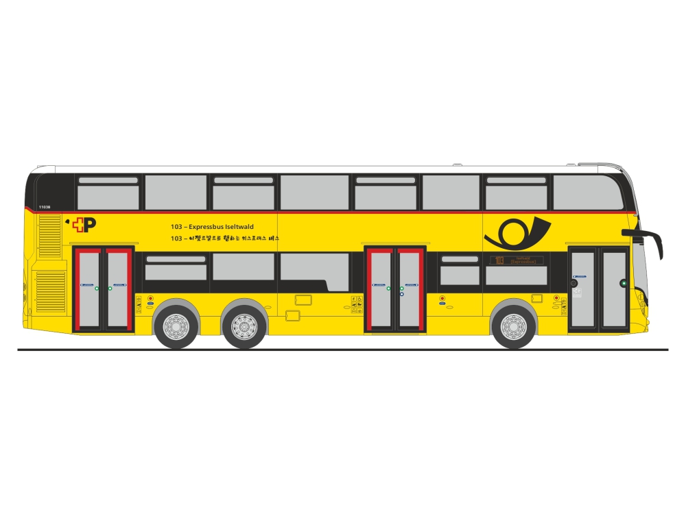 78033 Alexander Dennis Enviro500 Postbus (CH)