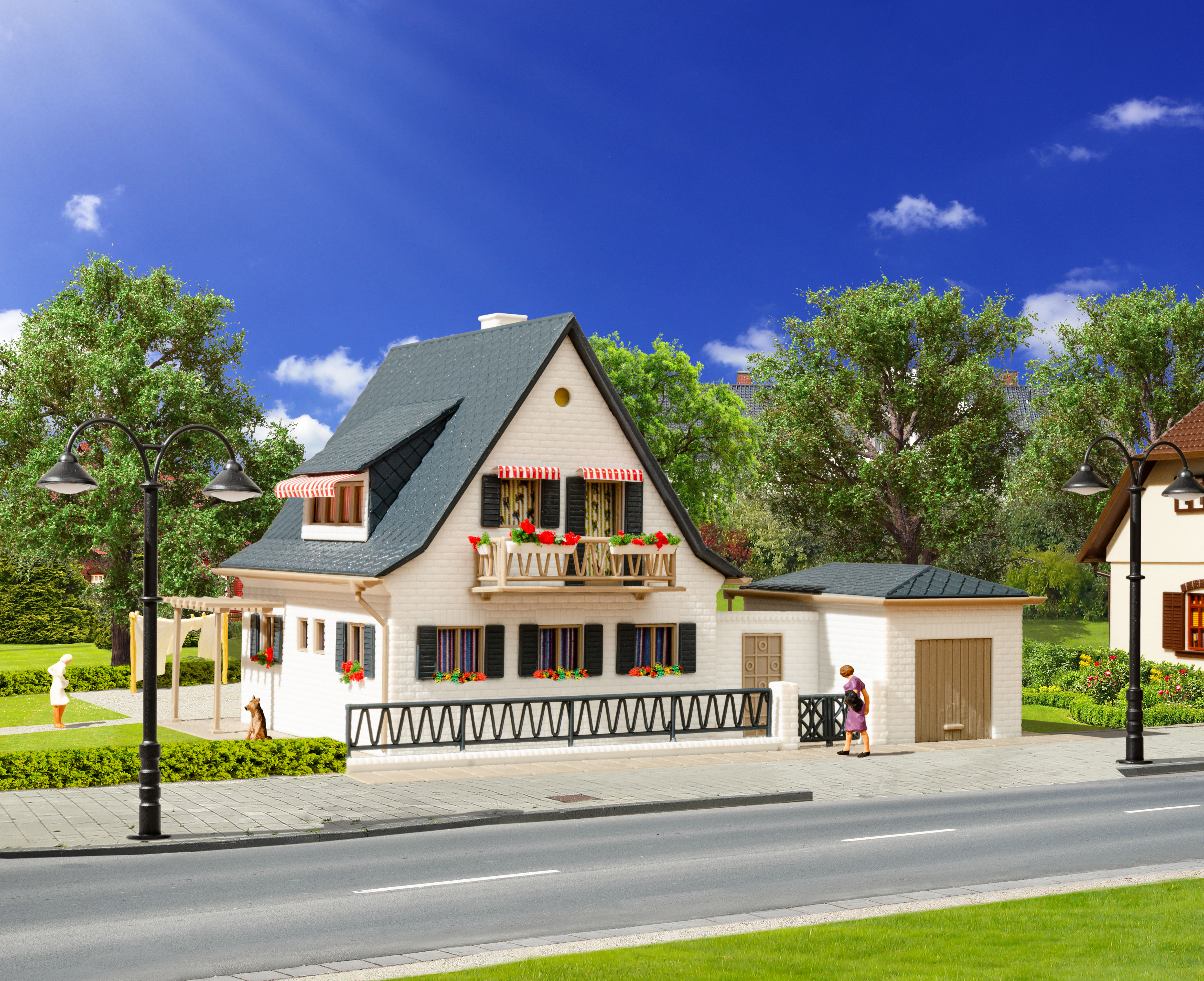 43718 Wohnhaus mit Garage