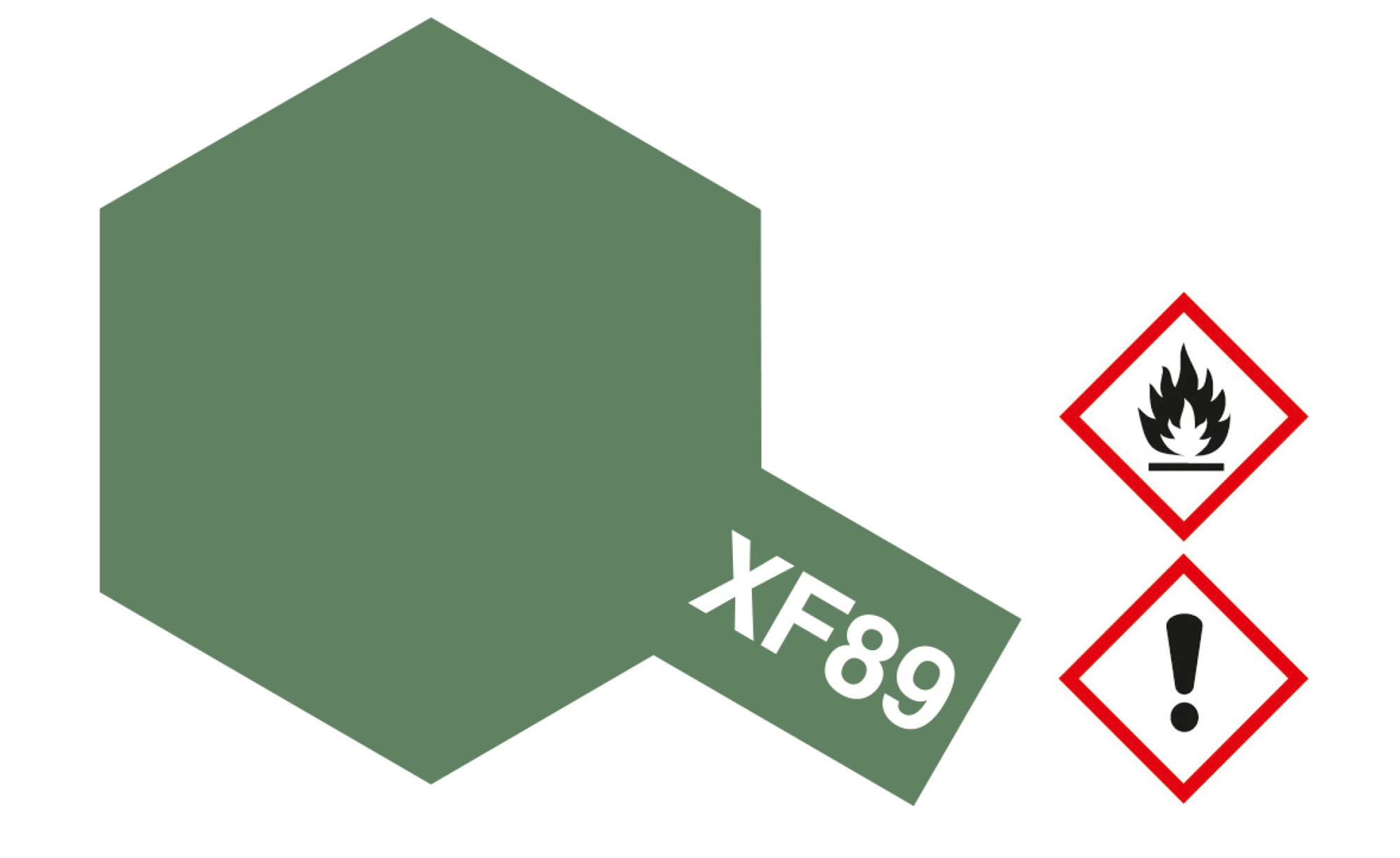 81789 XF89 Dunkelgrün 2 matt 10ml Acryl