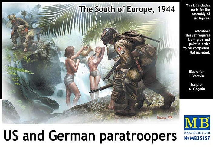 MB35157 US & German Paras, south of Europe