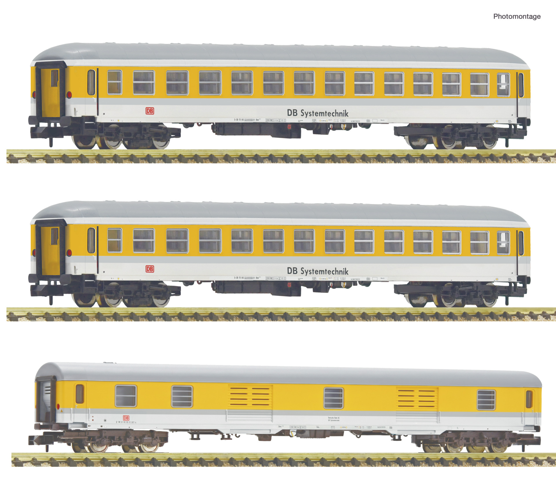 6260125 DB-NETZ Messwagen-Set 3-tlg. Ep.6