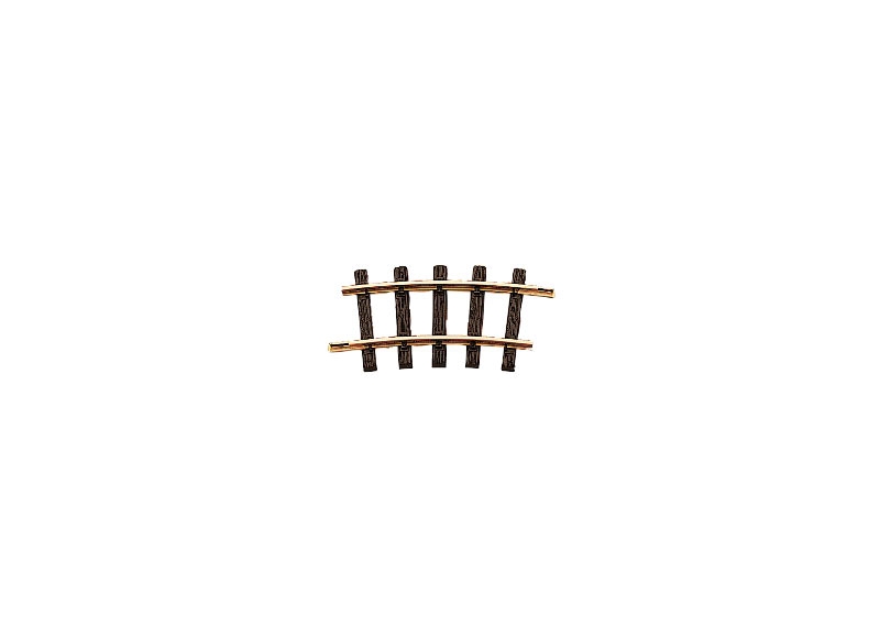 11020 Gebogenes Gleis, R1, 15°