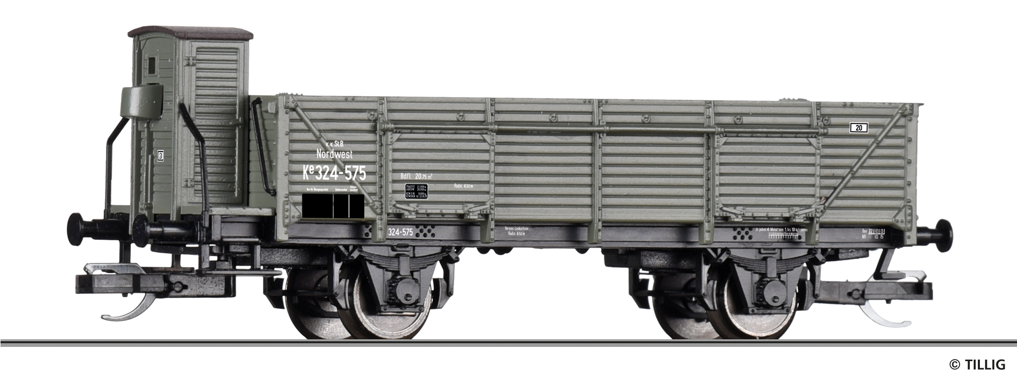 17640 Offener Güterwagen der k.k.St.B.