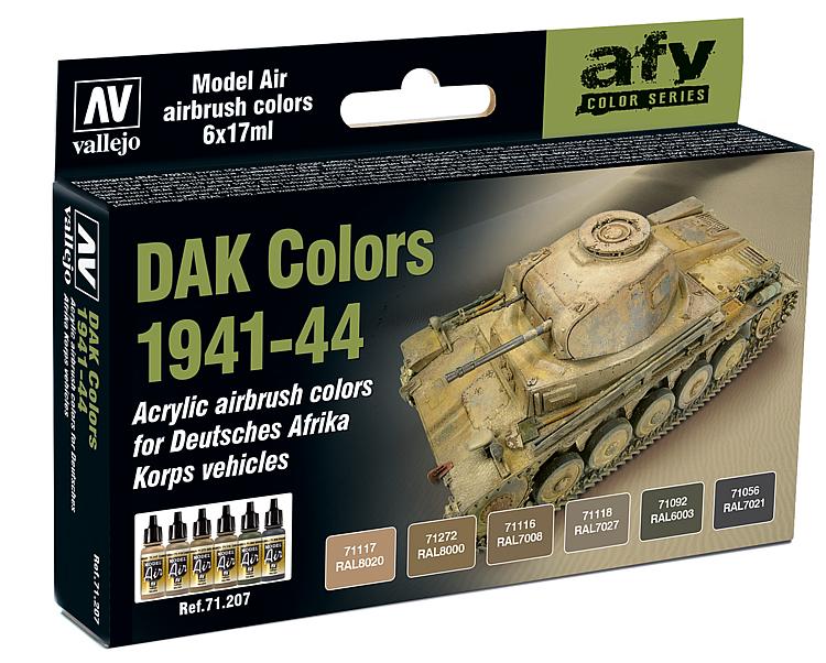71207 Farbset, Deutsches Afrika-Korps 1941-44