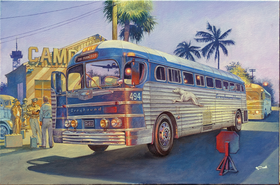 816 GMC PD3751 SilverSide Bus Greyhound