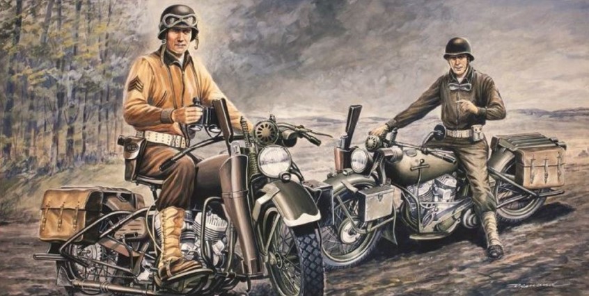 0322 US Motorräder WWII