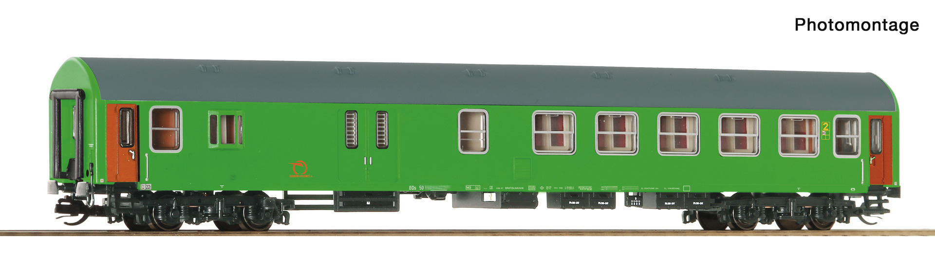 Roco 6280038 ZSSK Reisezugwg. BDs 2.Kl./Gep. Ep.5/6