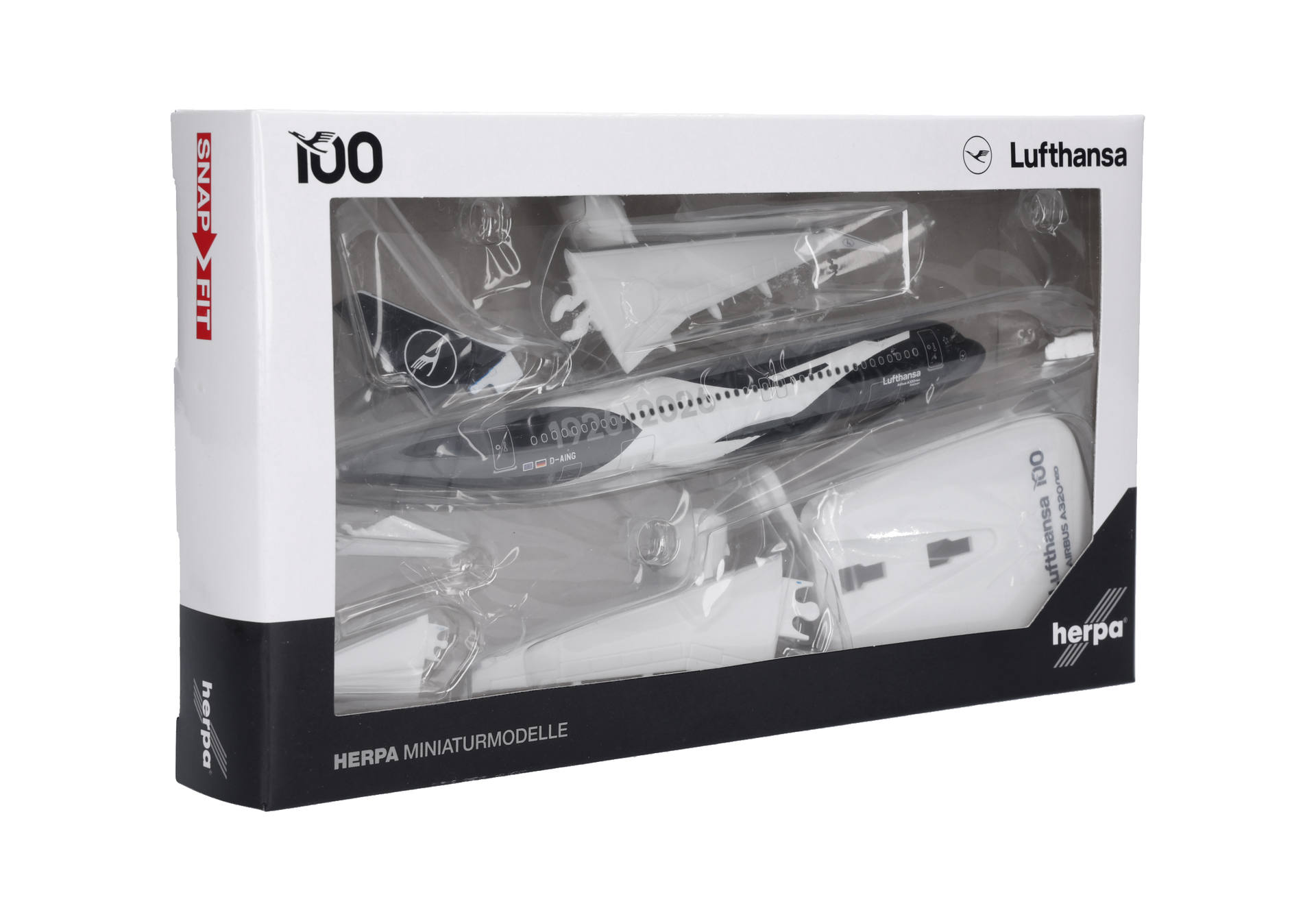 Herpa 615105 Airbus A320neo Lufthansa/100 Jahre