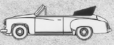 27050 Wartburg 311 Cabrio weiß