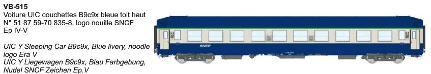 VB-515 SNCF Schlafwagen UIC Ep.5