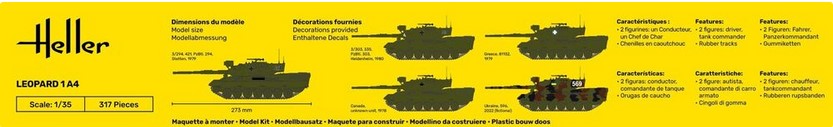 Heller 81126 Leopard 1A4