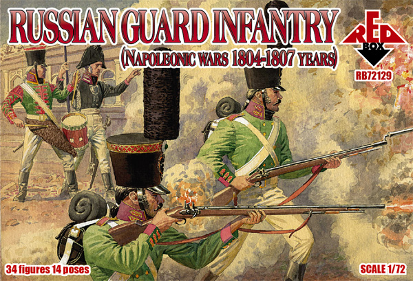 Red Box RB72129 Russian gurad infantry, 1804-1807