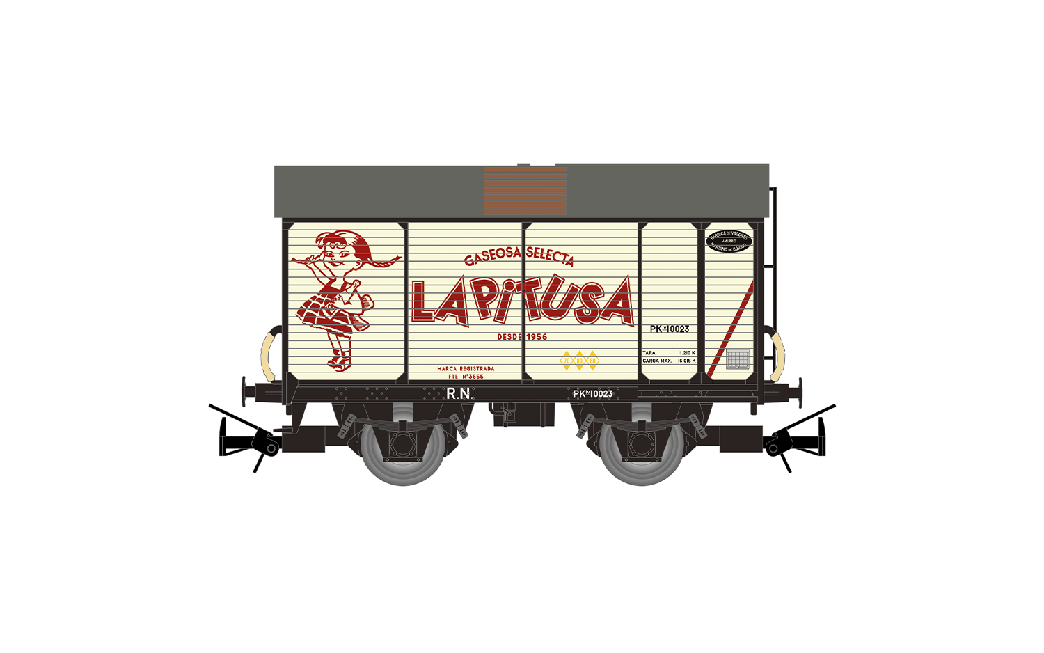 HE6104 RN Güterwagen J  "La Pitusa" Ep.3