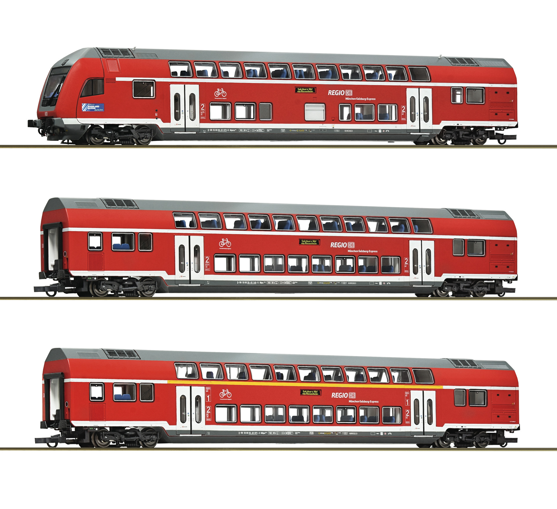 6210144 DB AG Doppelstockwg. Set 3tlg. Ep.6