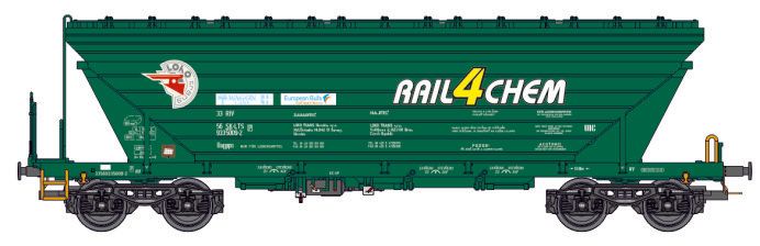 NW52219 Rail4Chem Getreidesilowagen Uagpps Ep5/6