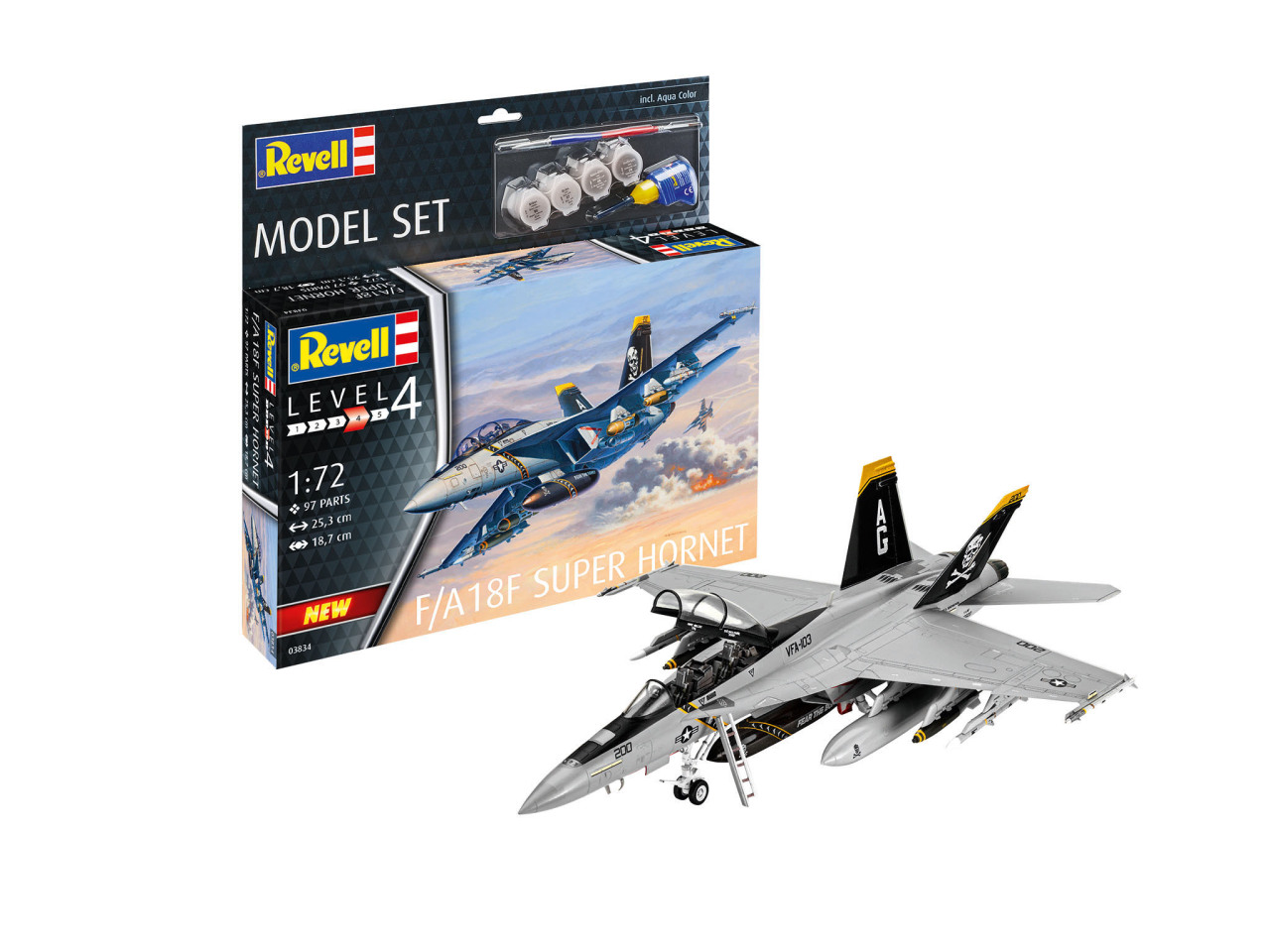 63834 ModelSet: F/A18F Super Hornet