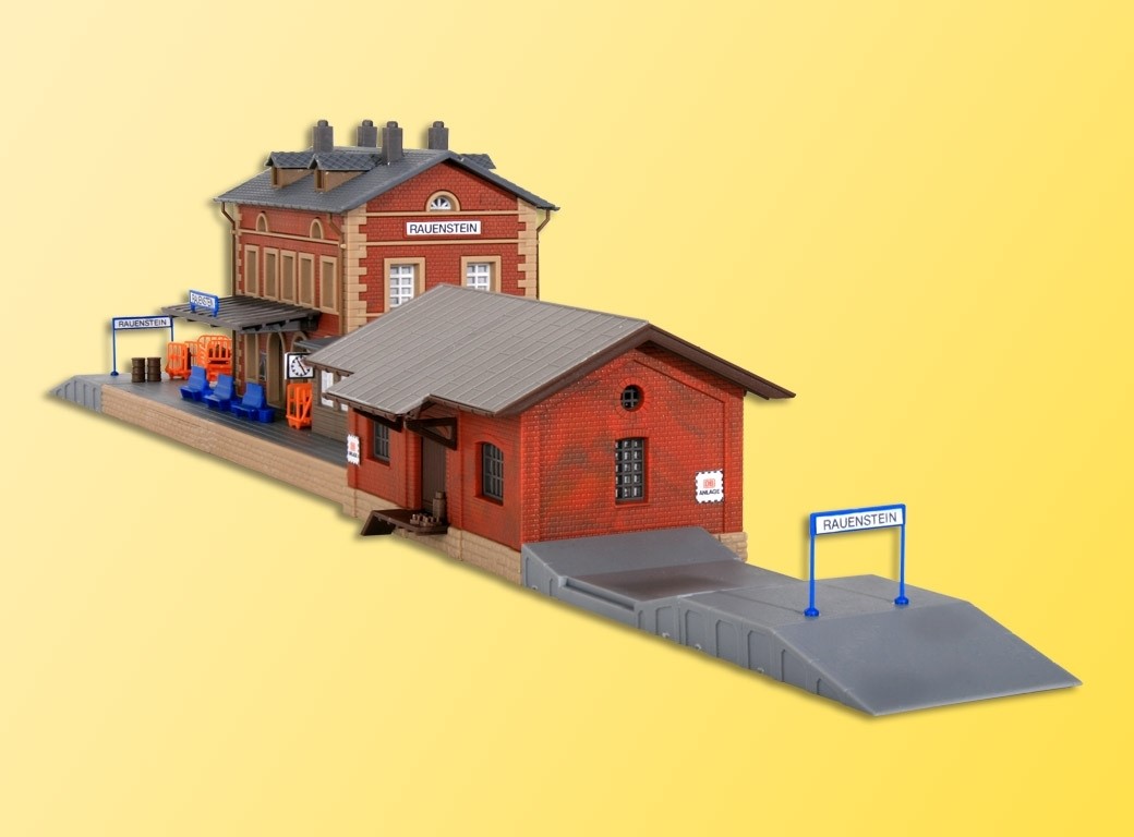 Kibri 37396 Bahnhof Rauenstein mit Güterschuppen