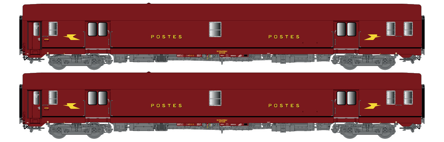 40444 PTT Postwagen-Set UIC 2-teilig Ep.4