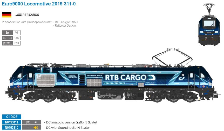 N0193111 RTB Cargo Hybridlok Euro9000 Ep.6
