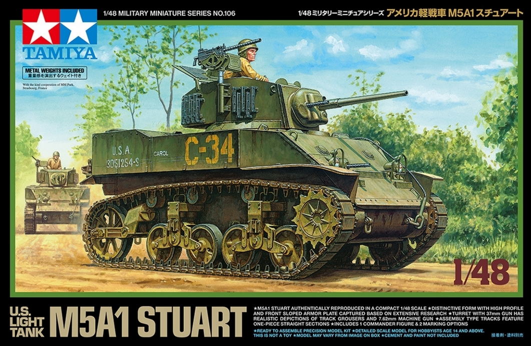 32606 U.S. Light Tank M5A1 Stuart