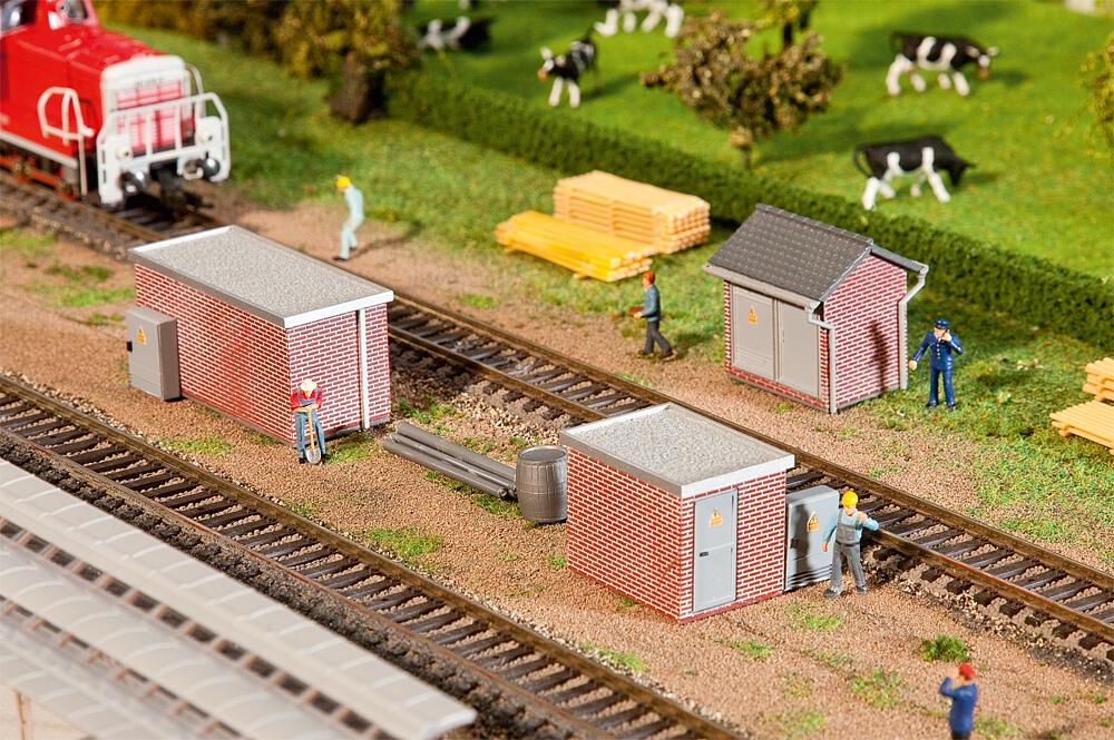 120239 Trafostationen Backstein, 3 St.