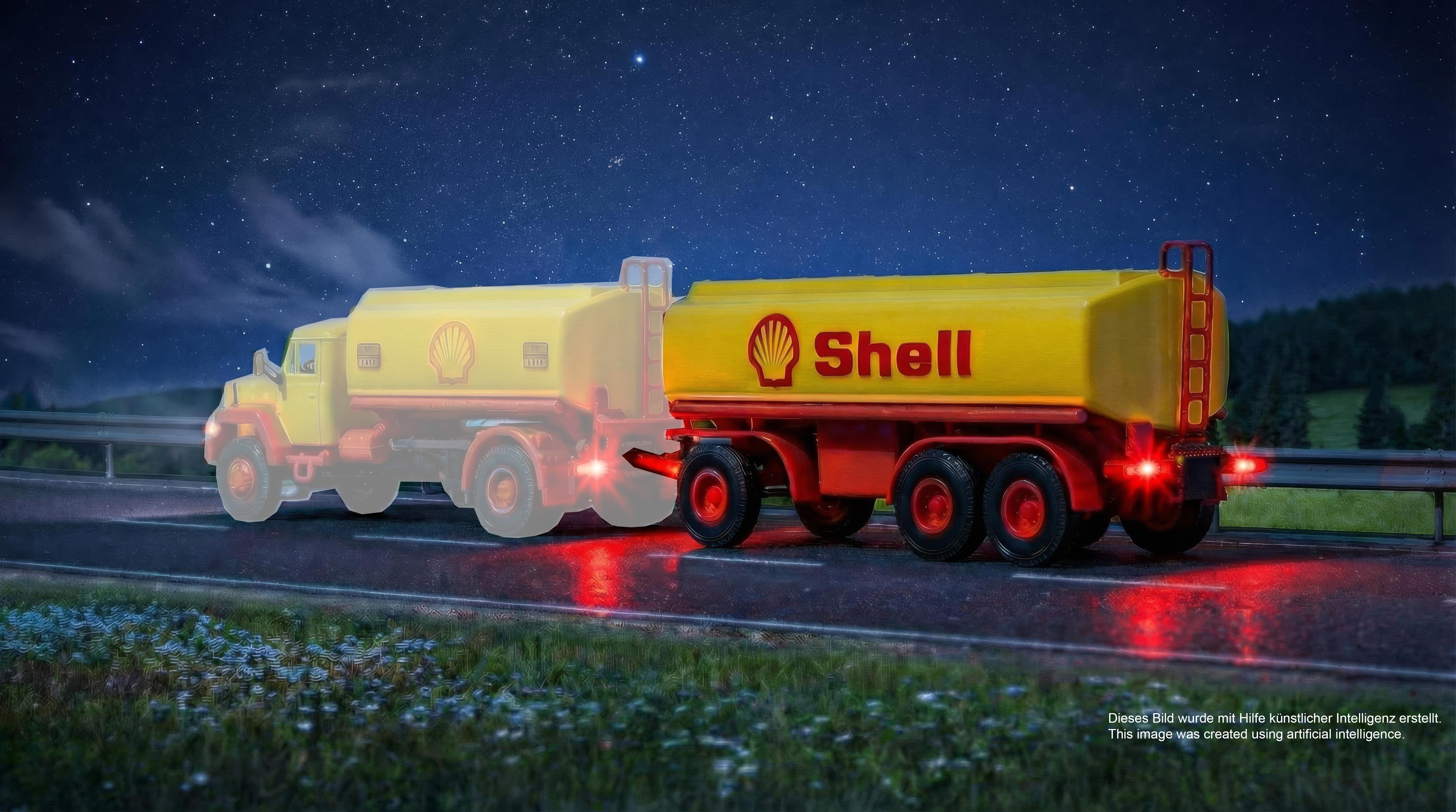 Viessmann 8231 H0 3-achs Shell Tankanhänger