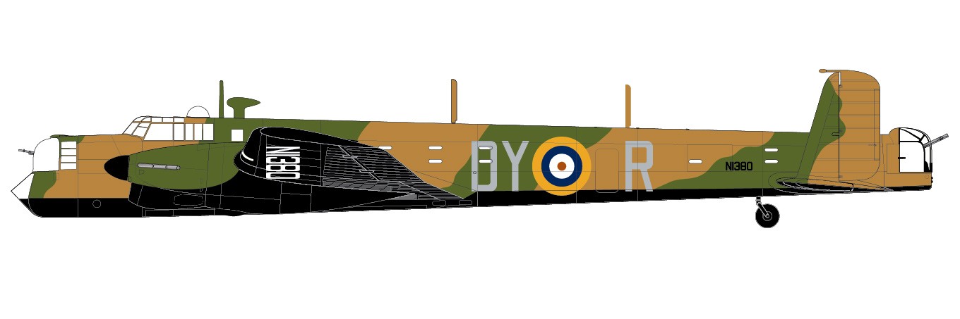 Airfix 08016 Armstrong Whitworth Whitley Mk.V