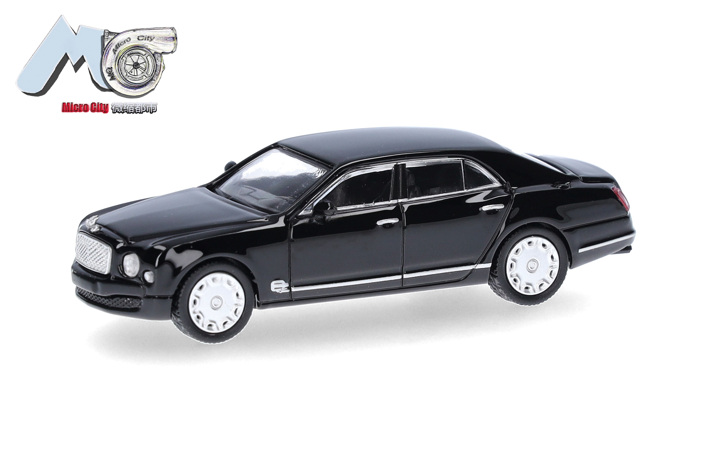 87MC000148 MicroCity: Bendley Mulsanne schwarz