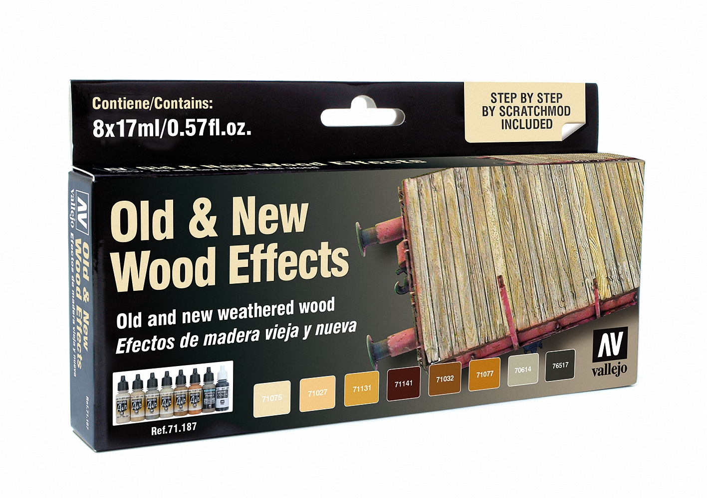 71187 Set: Alt/Neu Effekt Holz, 8 x 17 ml
