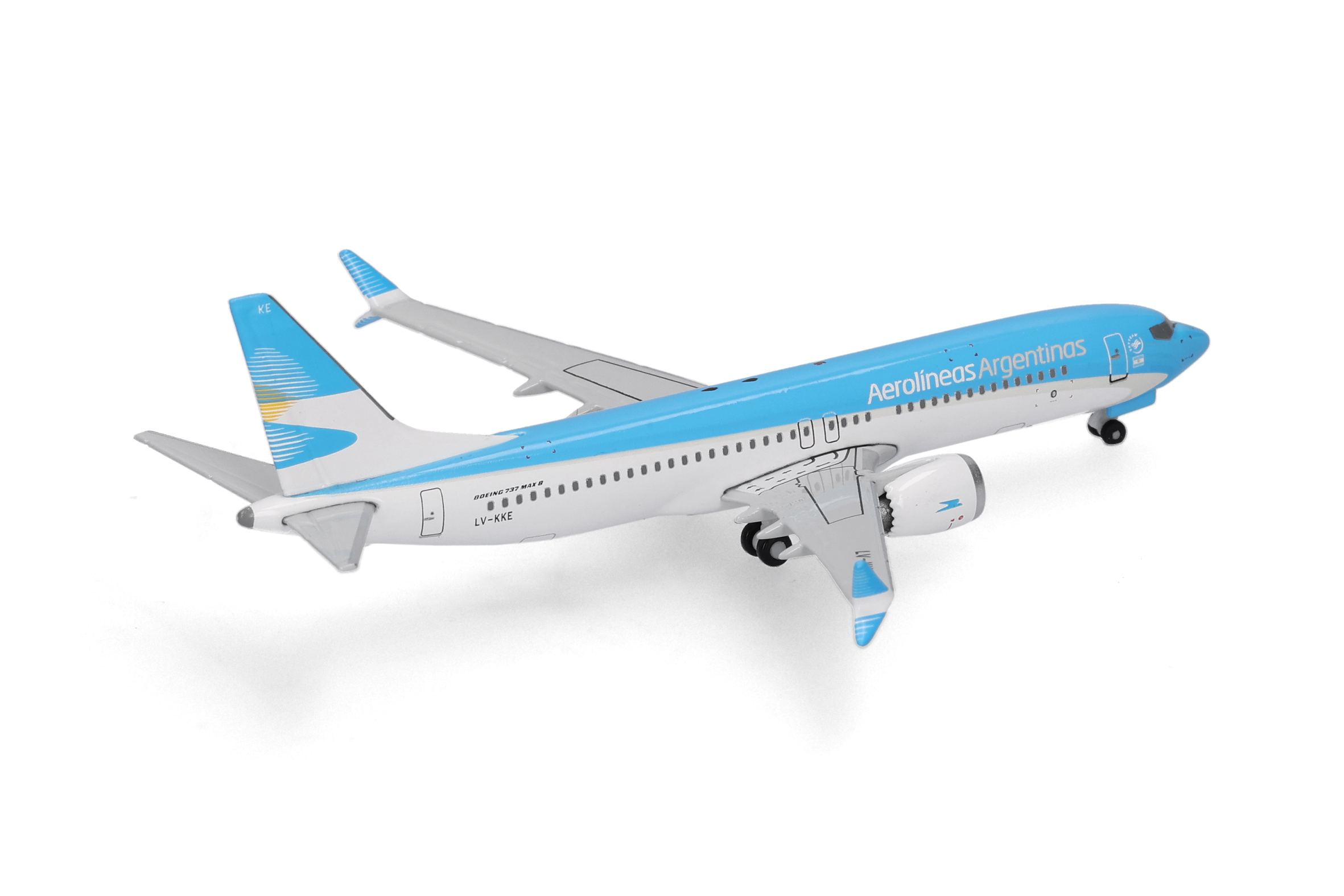 Herpa 539081 Boeing 737 Max8 Aerolíneas Argentinas
