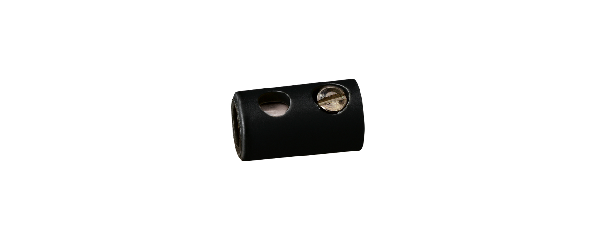3048 Muffen rund, schwarz 2,5 mm 10 St.
