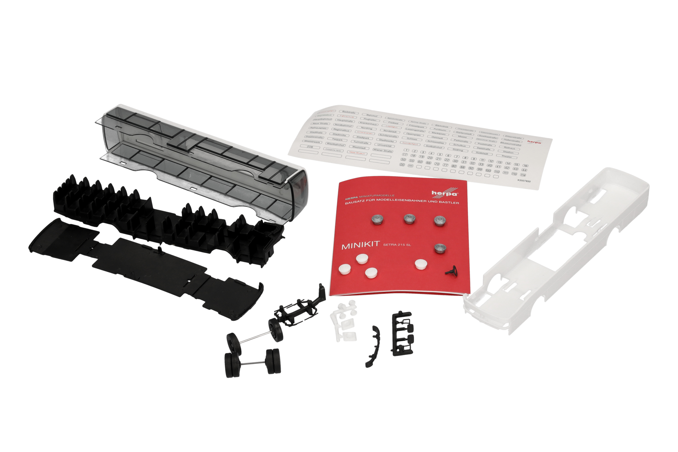 014304 MiniKit: 1x Setra 215 SL weiß