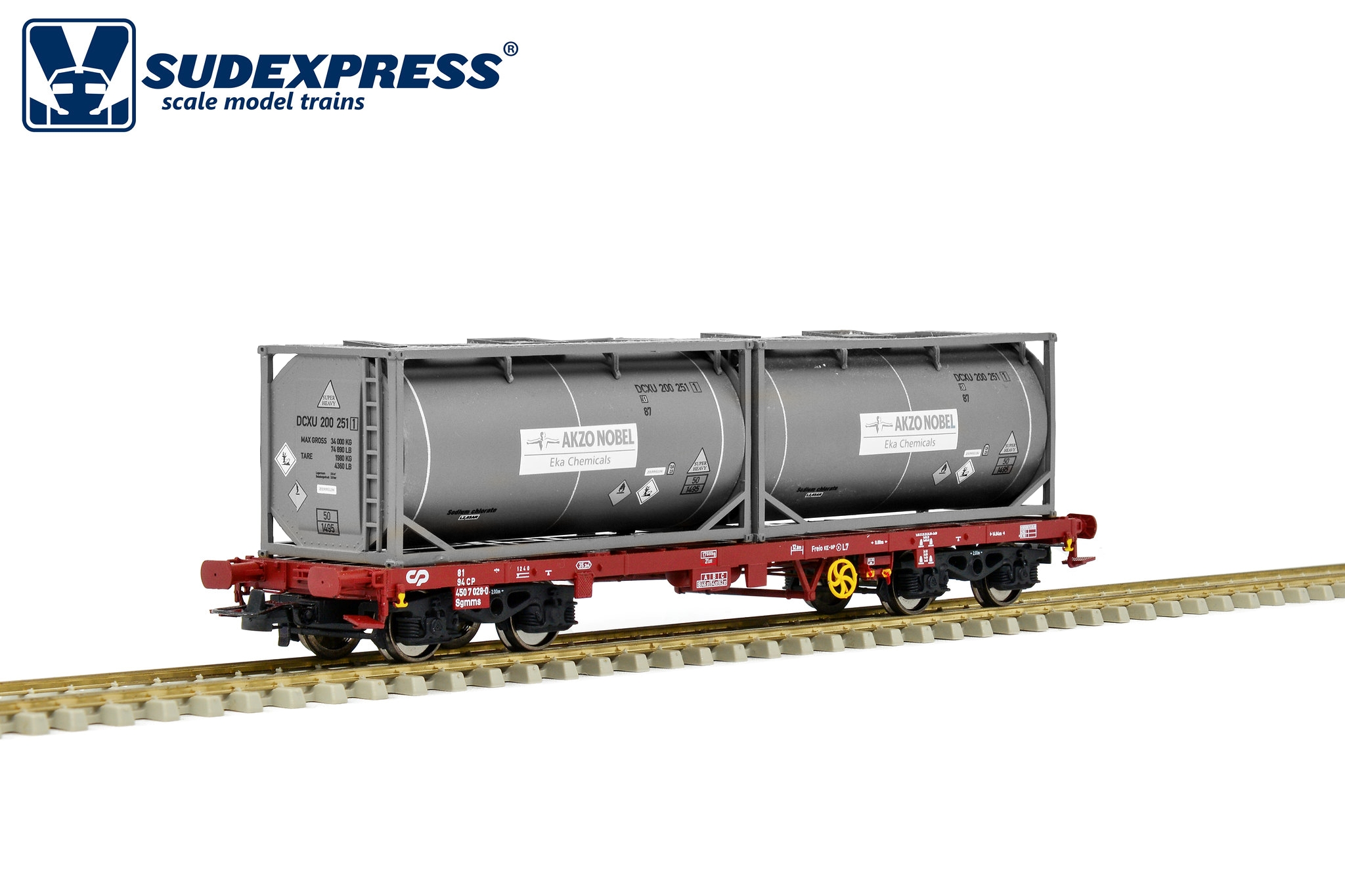 Sudexpress S0450028 CP Containerwagen Sgmms Ep.5