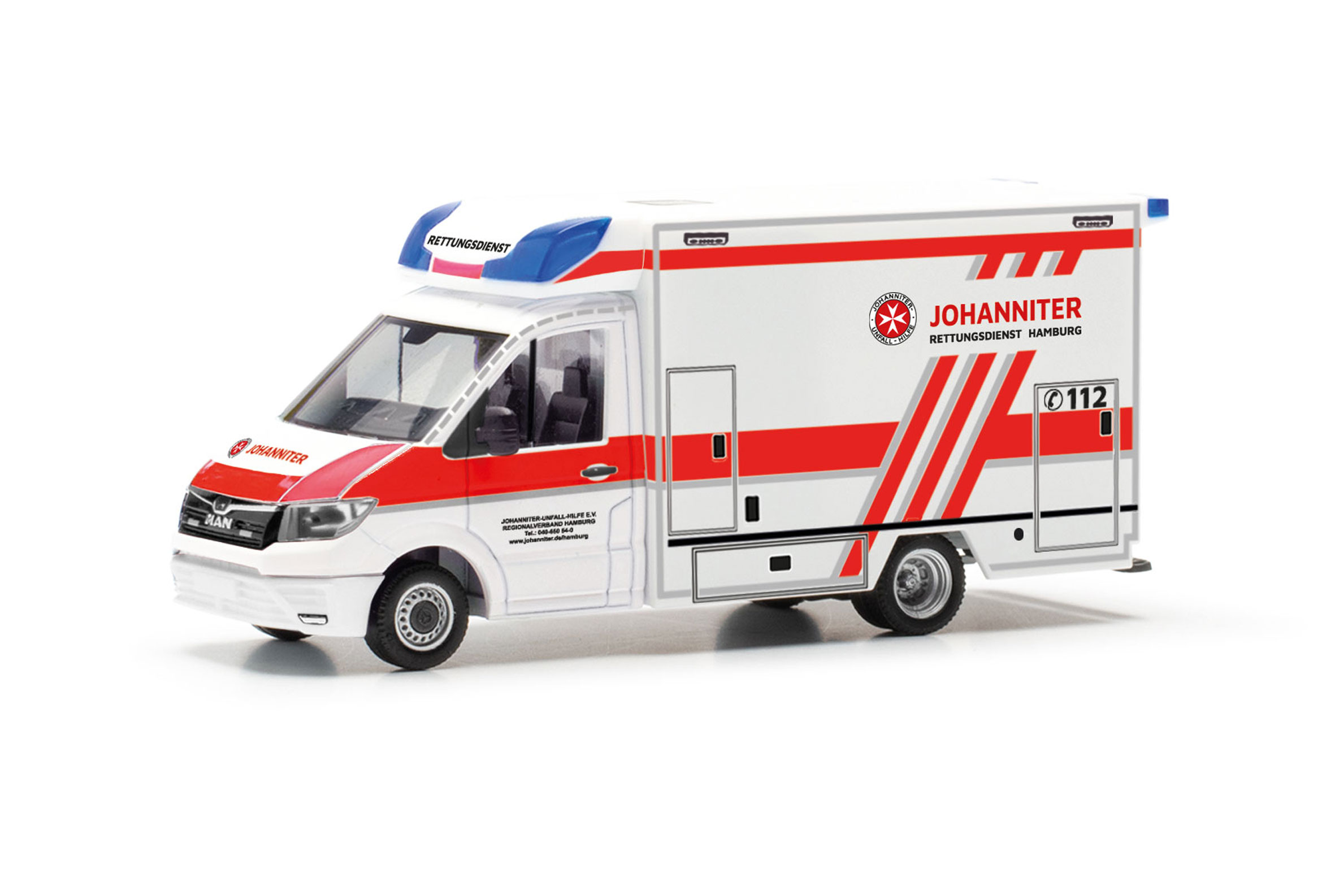 098182 MAN TGE Fahrtec-RTW Johanniter Hamburg