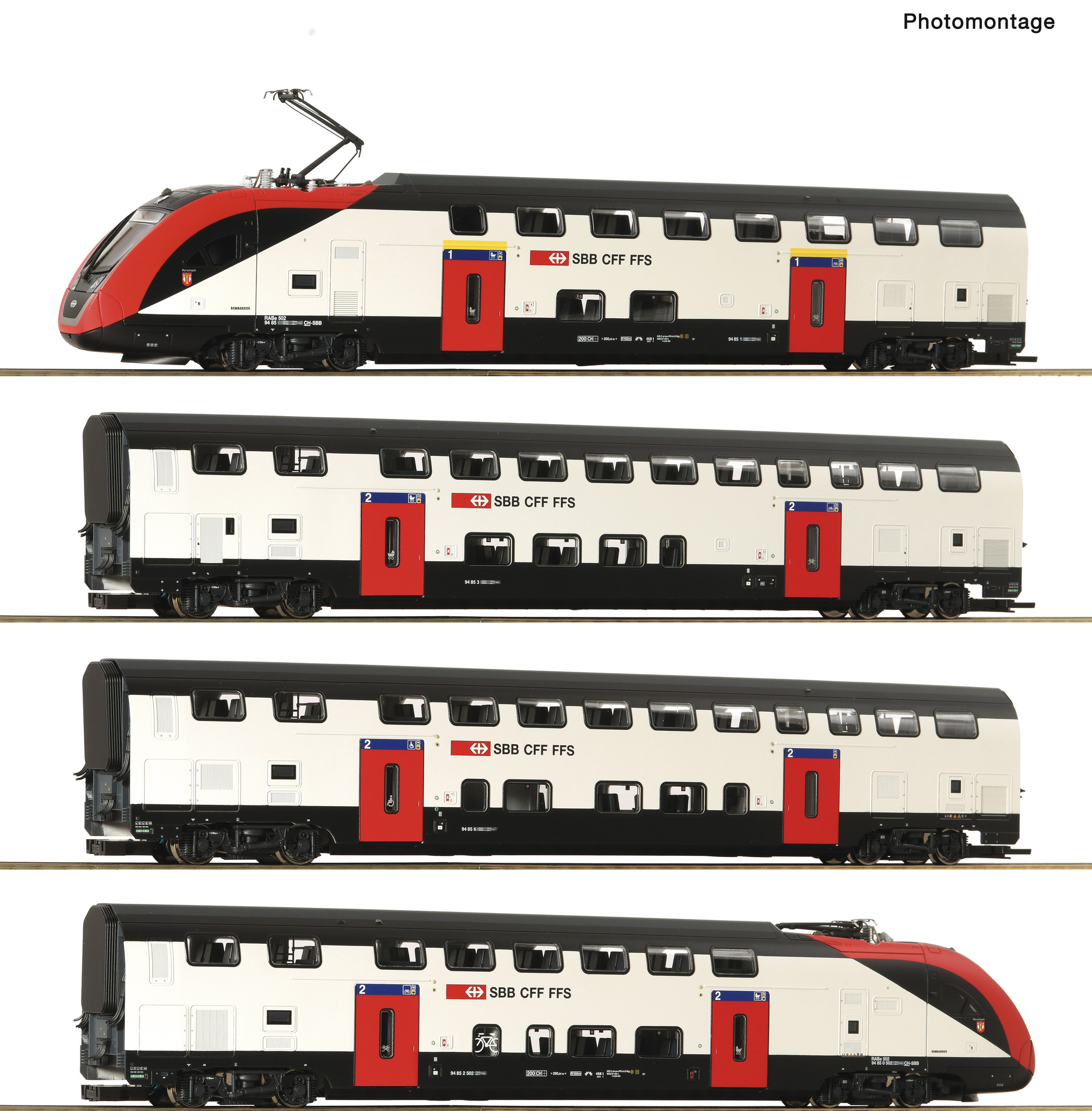 Roco 7720008 SBB Triebzug RABe 502/IR100 4-tlg Ep6 AC