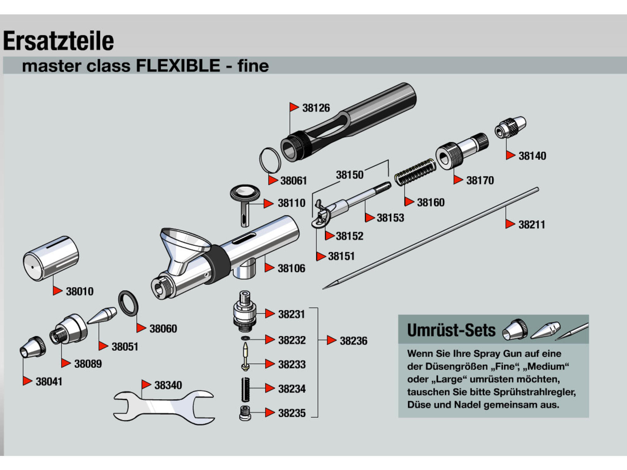 39109 Spritzpistole Master Class Flexible