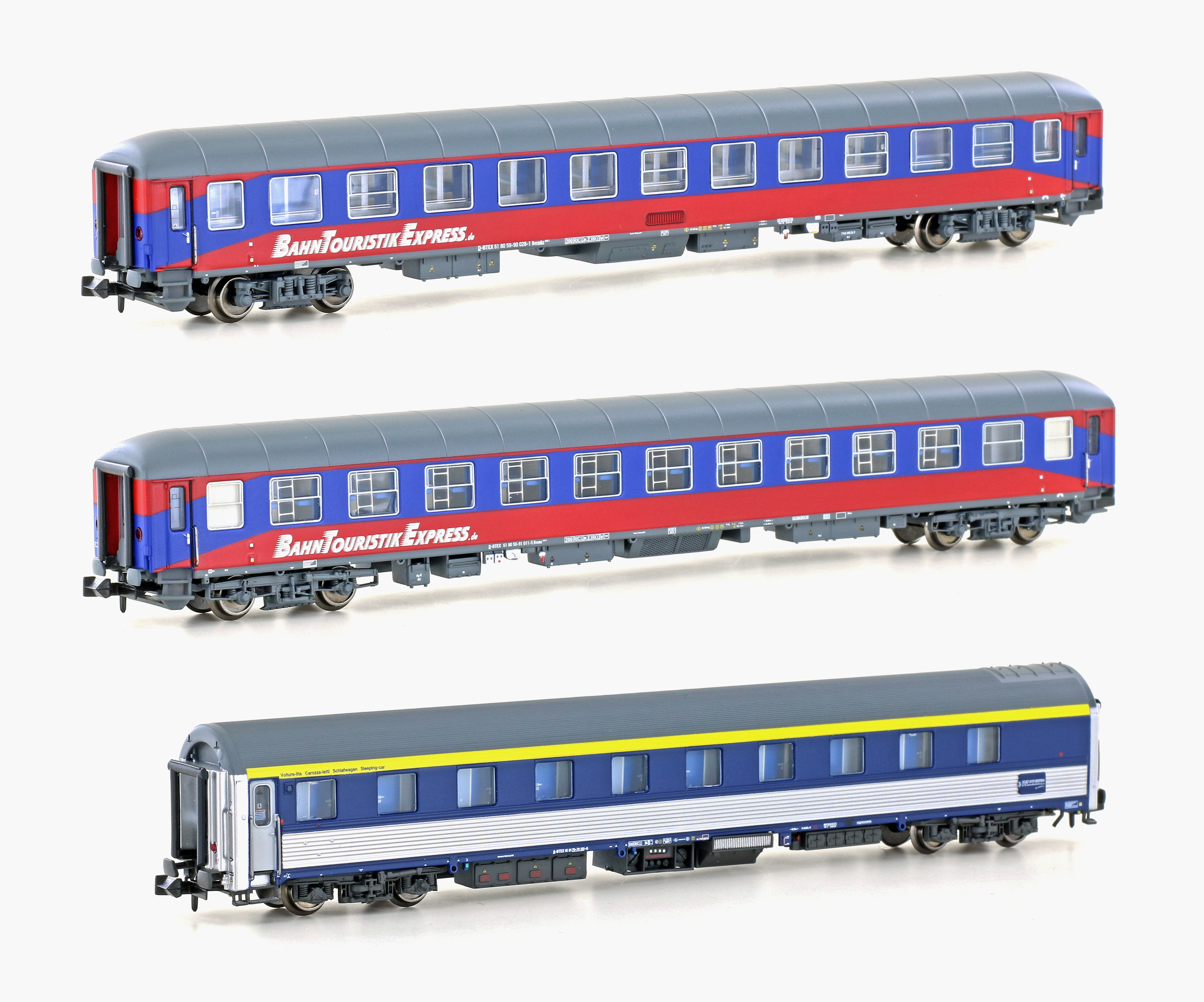 76006 BTE Nachtzugwagen-Set 3-tlg. Ep.6