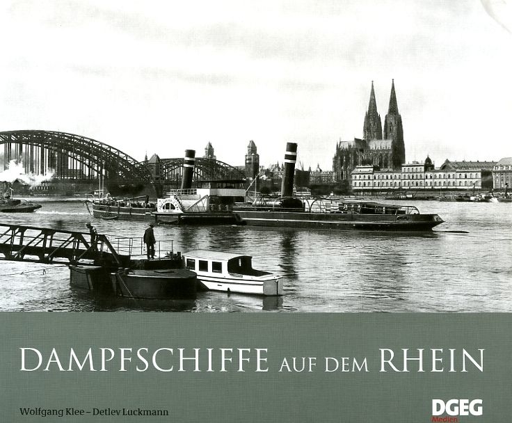 18951 Dampfschiffe auf dem Rhein