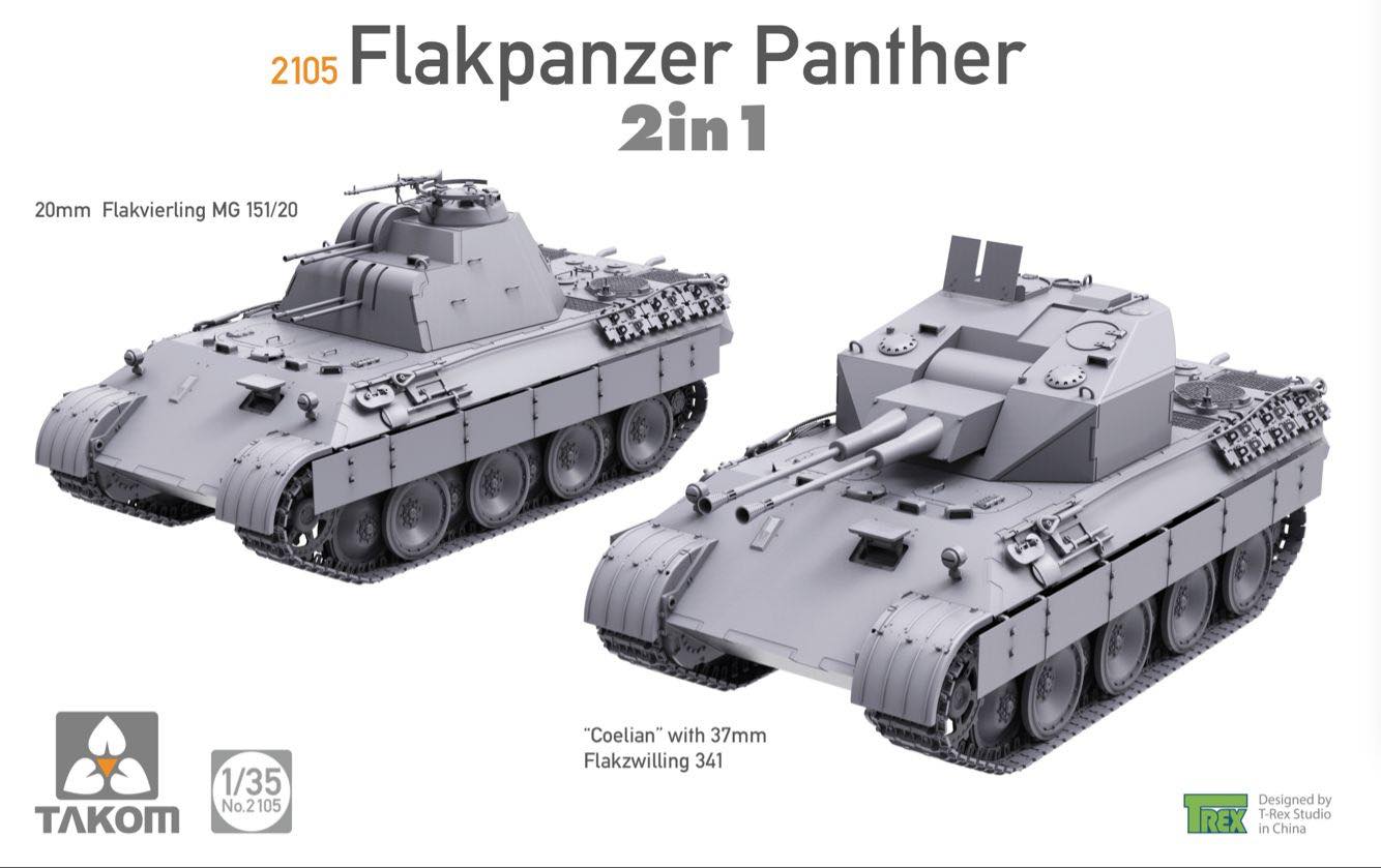 Takom 2105 Flakpanzer Panther 'Coelian'