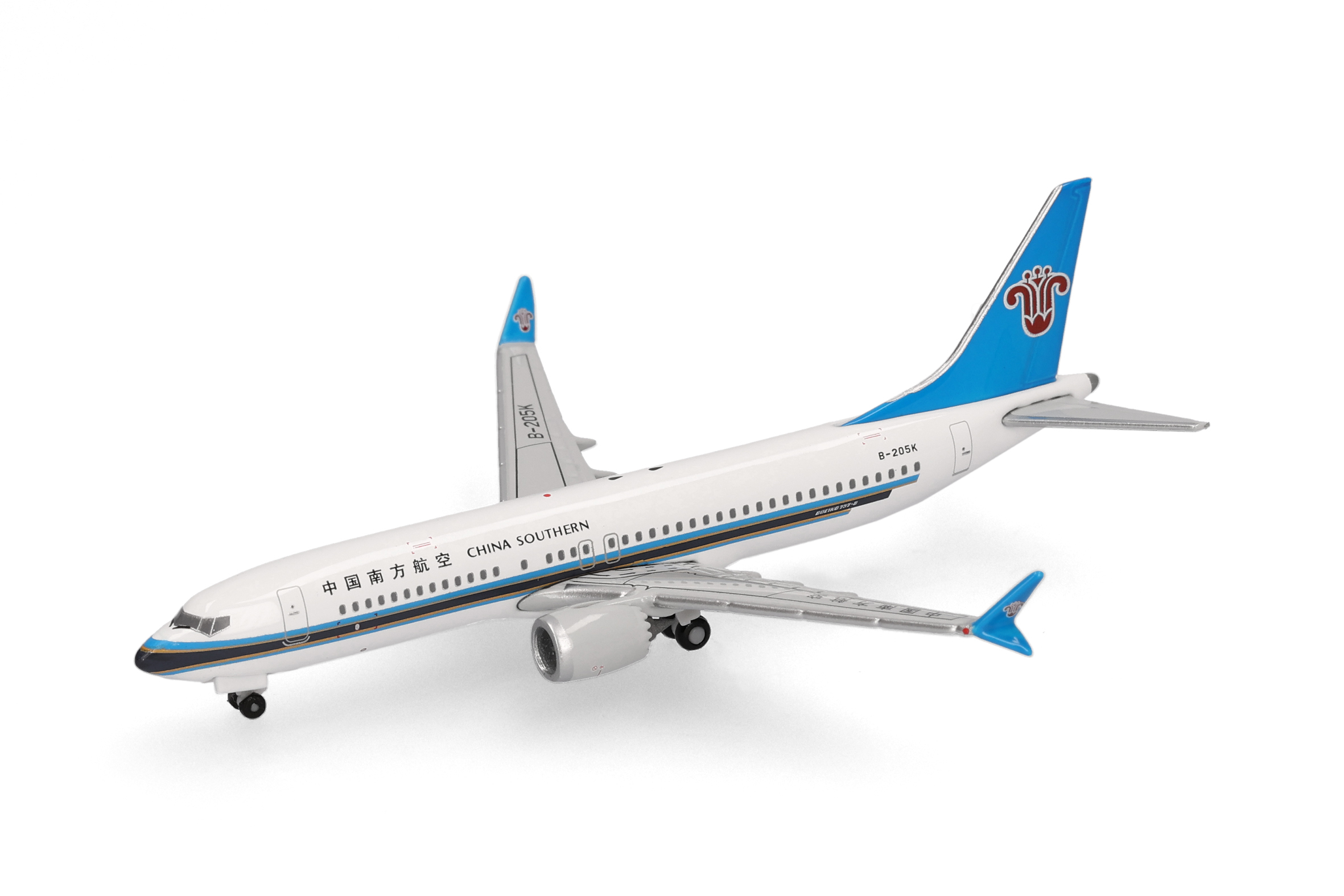 Herpa 539074 Boeing 737 Max8 China Southern Airlines