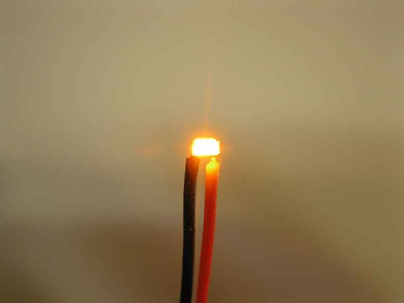 50122 LED SMD 0603 mit Kabel orange für Car S