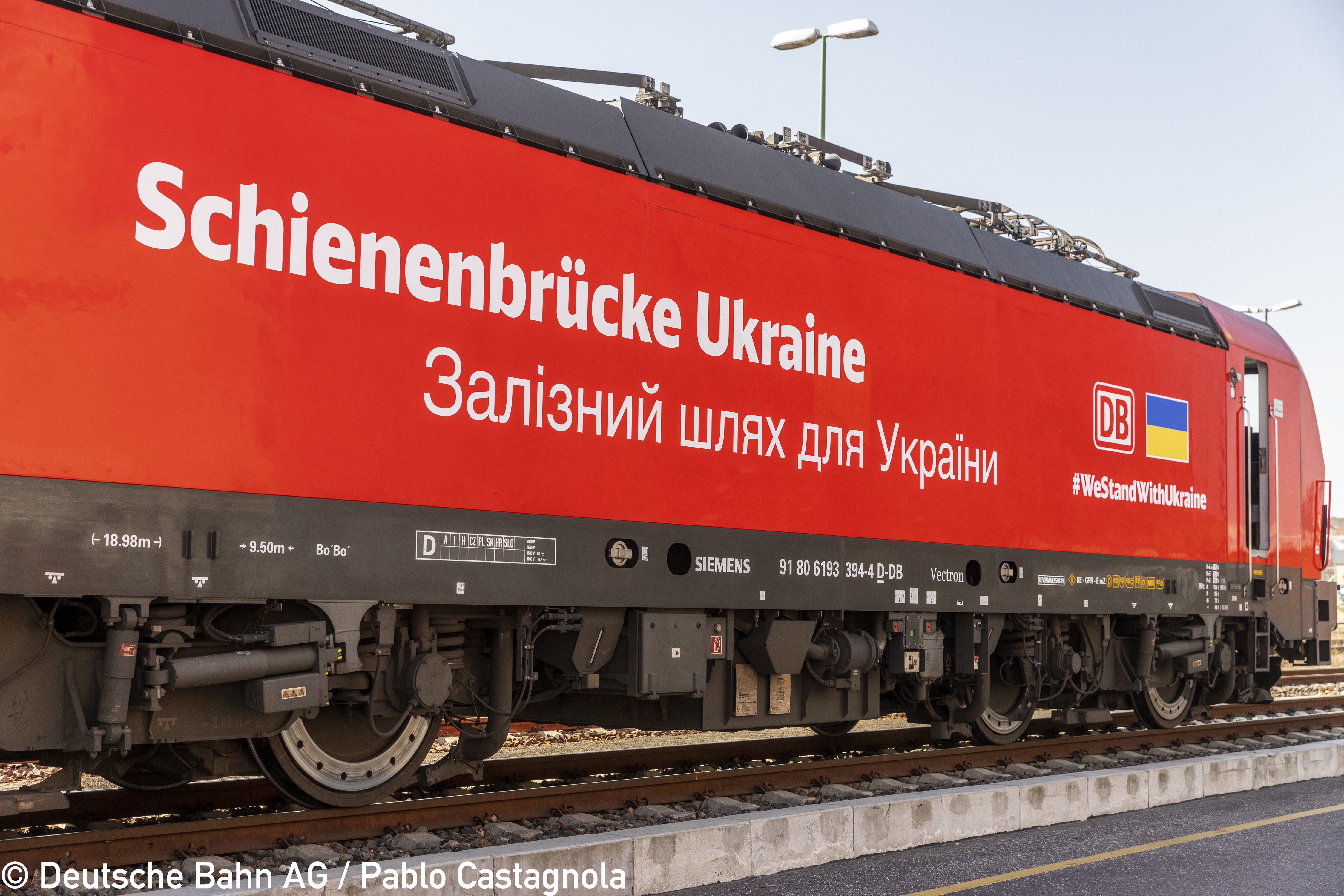Menzel Modell limitiert 96101DC DB Cargo E-Lok BR 193 394 Schienenbrücke