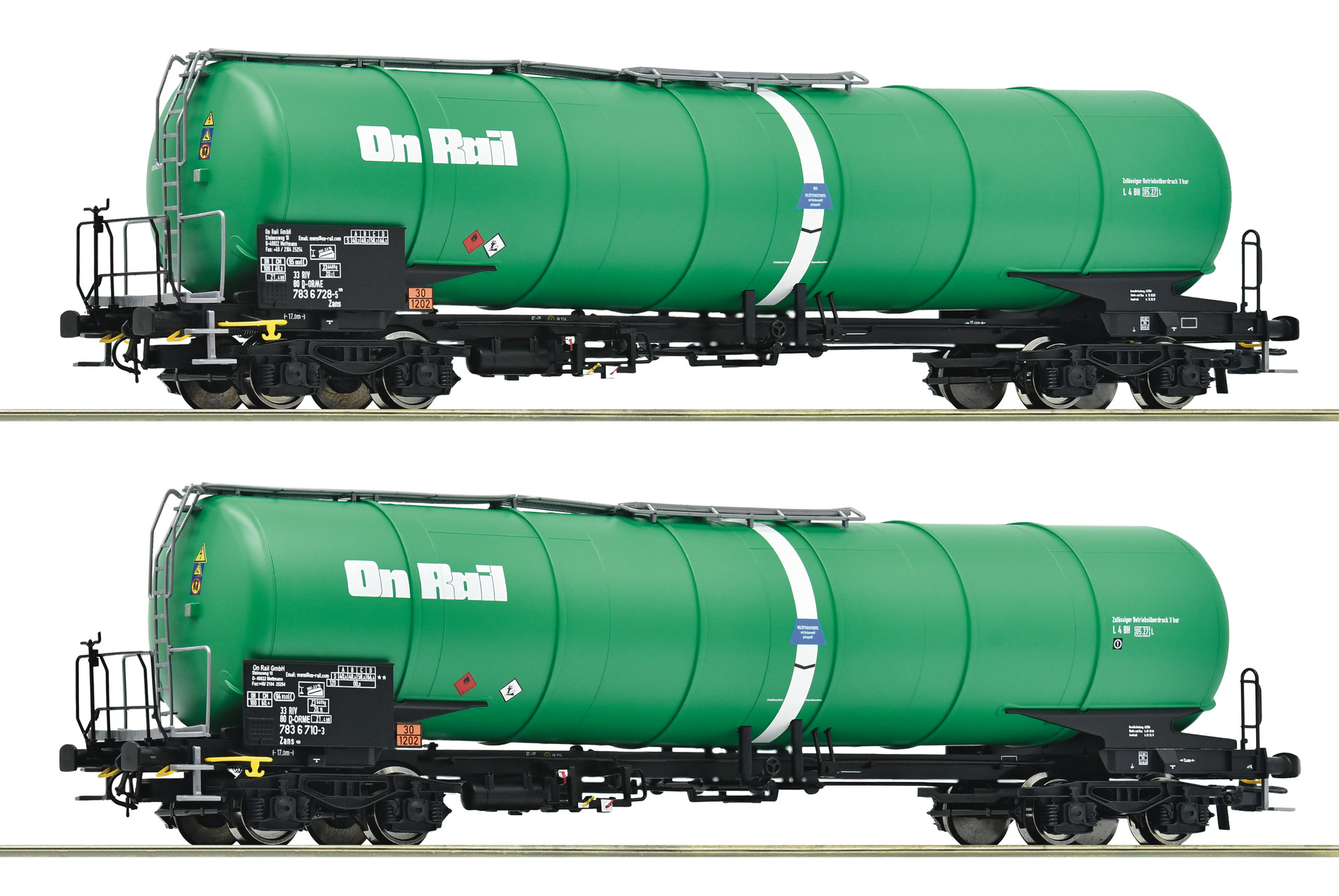 6600147 OnRail Kesselwagen Set 2tlg. Ep.6