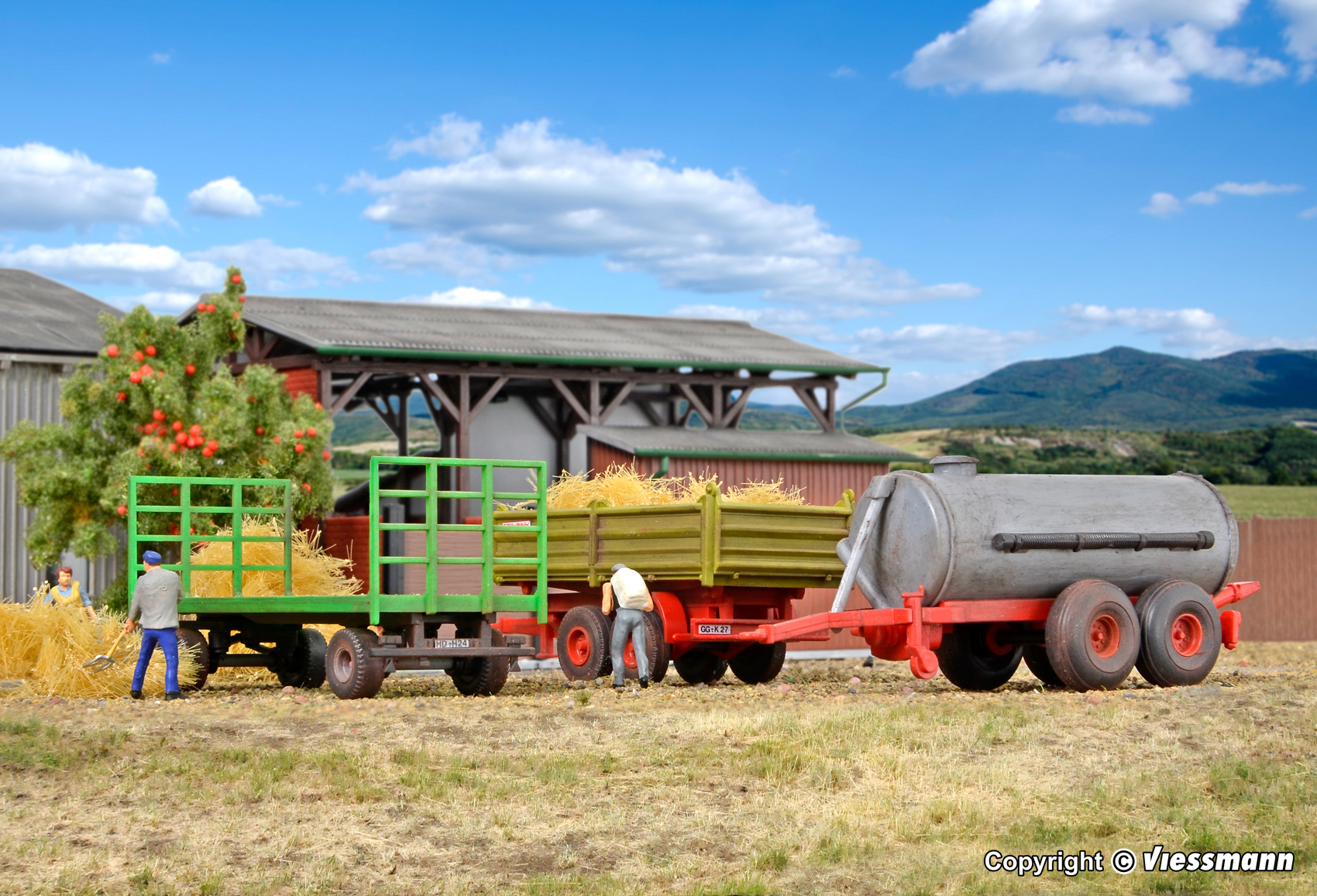 10908 Landwirtschaftliches Anhänger-Set 3-tlg