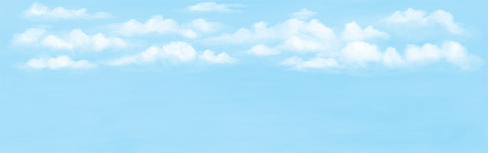 Peco SK-19 Großer Himmel mit Wolken Hintergrundszen