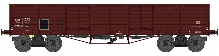 WB-789 SNCF offener Güterwagen TP Ep.3b