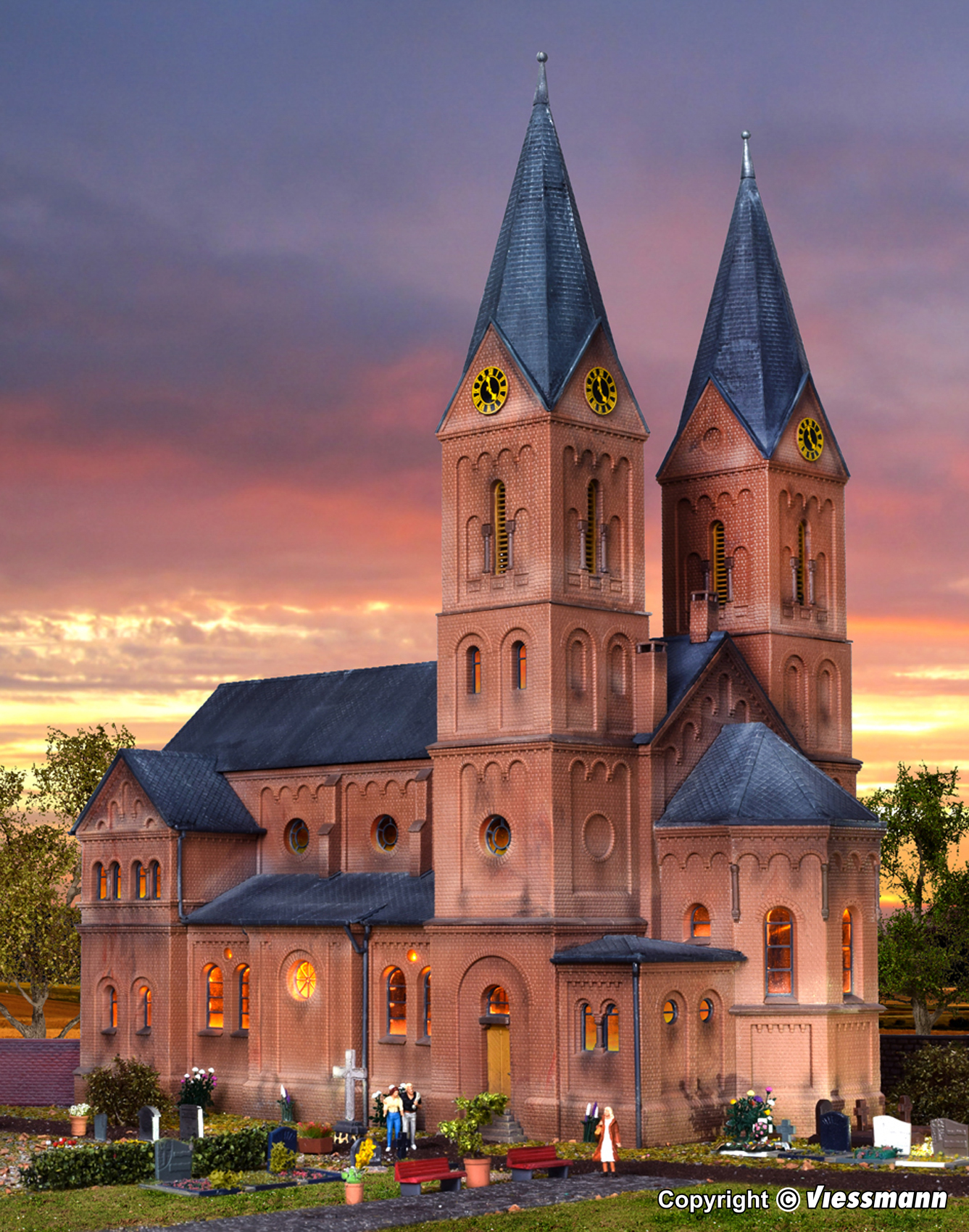 Kibri 39760 Stadtkirche in Jakobwüllesheim