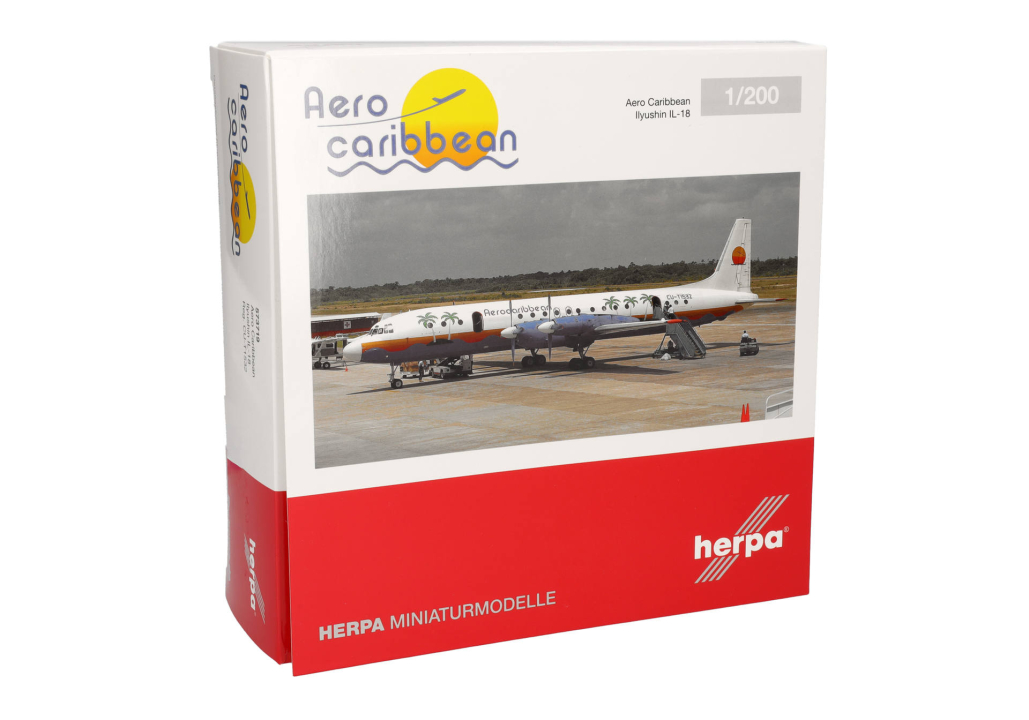 Herpa 573719 Ilyushin IL-18 Aero Caribbean